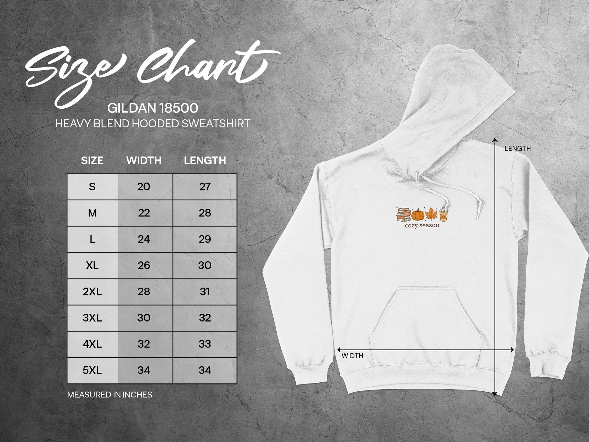 Cozy Season Graphic Hooded Sweatshirt product