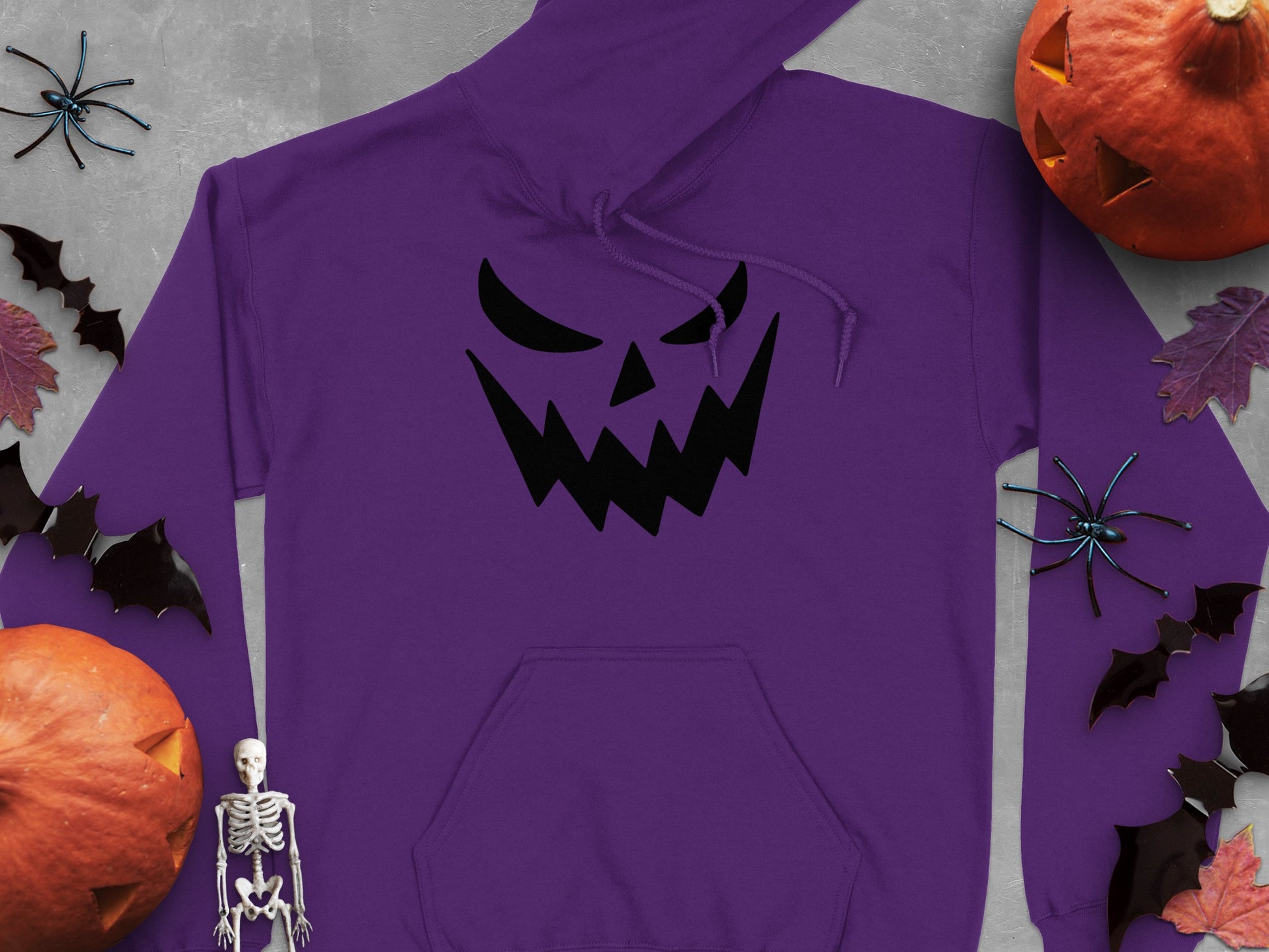 Spooky Jack O Lantern Hooded Sweatshirt Halloween product
