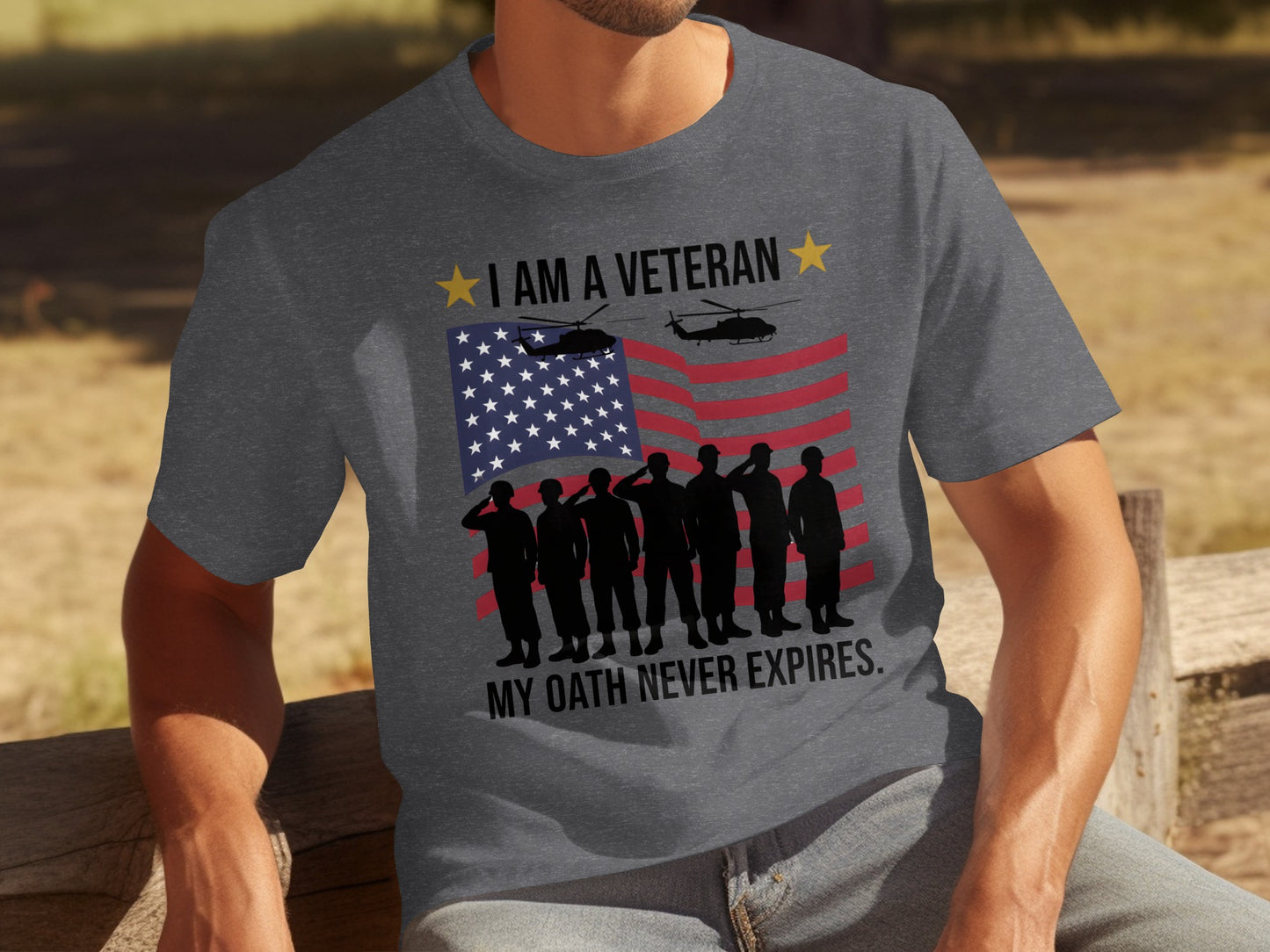 I Am A Veteran My Oath Never Expires T-shirt