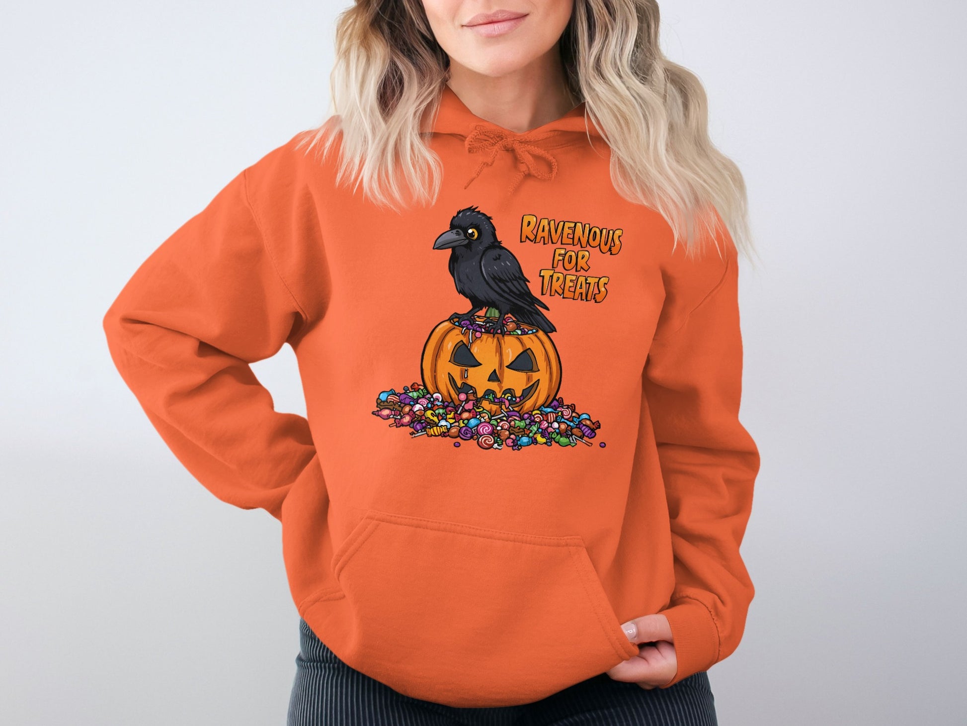 Ravenous For Treats Hoodie perfect for Halloween product type