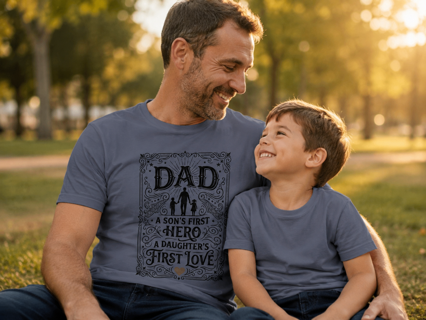 Dad's Legacy: Hero &amp; Love T-Shirt | Father's Day Gift