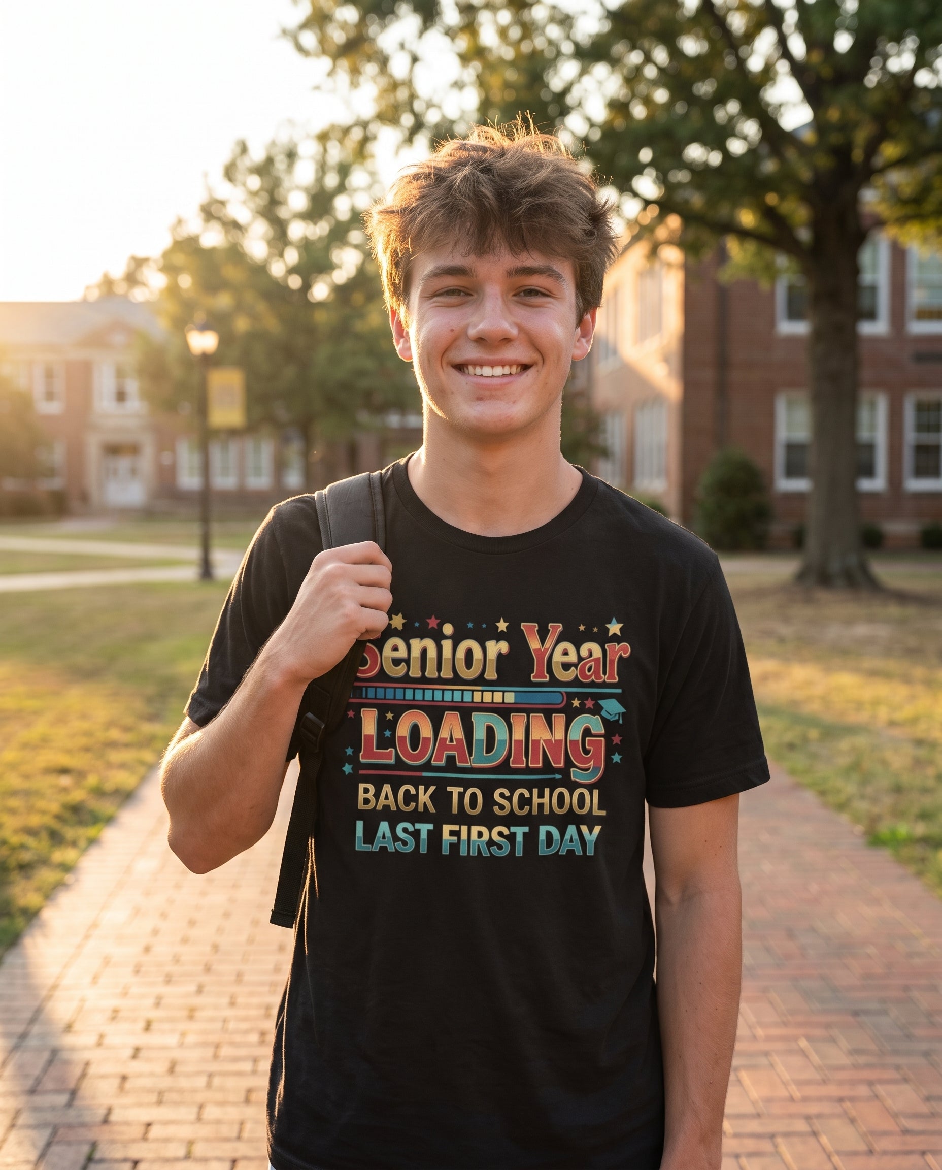 Senior Year Loading: Last First Day Graphic lifestyle photo