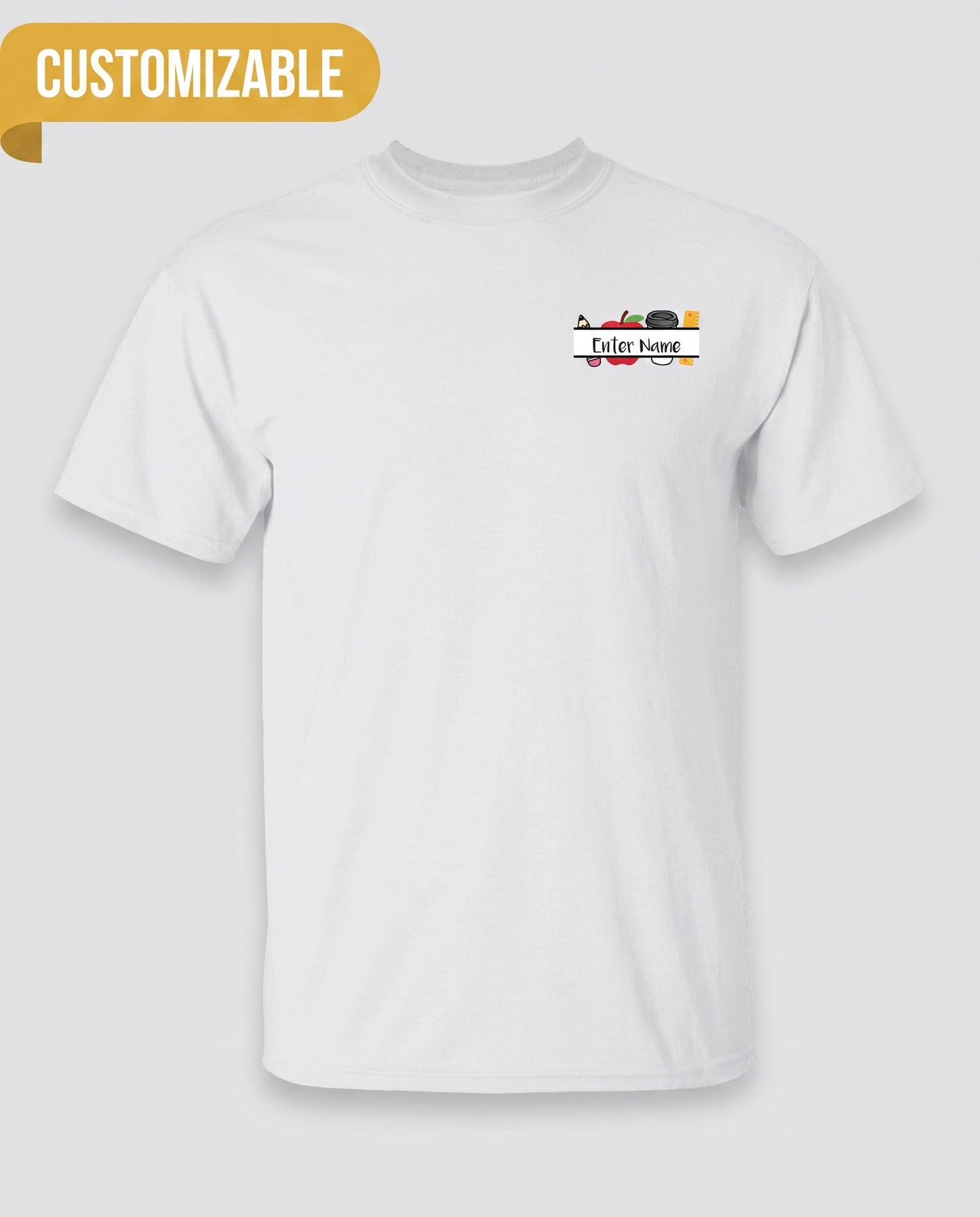 Personalized Student Behind Me Teacher Shirt studio photo